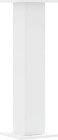 vidaXL Βάσεις Φυτών 2 τεμ. Λευκές 30x30x95 εκ. από Επεξεργασμένο Ξύλο
