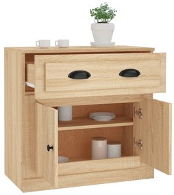 vidaXL Μπουφές Sonoma Δρυς 70x35,5x67,5 εκ. από Επεξεργασμένο Ξύλο