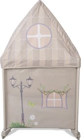 BABY COT SWEET HOME 2 LAYERS WITH ROOF BEIGE