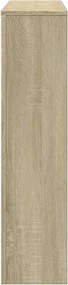 vidaXL Κάλυμμα Καλοριφέρ Sonoma Δρυς 149x20x82 εκ. Επεξεργασμένο Ξύλο