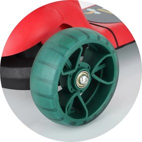 Scooter w/ music "Neo Rider" red