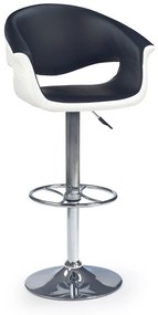 H46 bar stool color: white/black DIOMMI V-CH-H/46 DIOMMI-60-20814