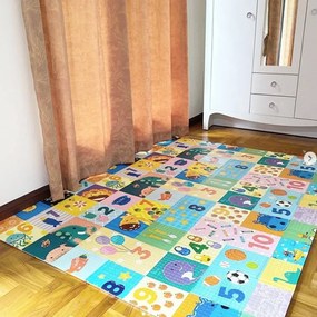 Χαλάκι 2 όψεων Δραστηριοτήτων marcus &amp; marcus Μεγάλο Playmat Αφρού ABC 200X150Χ1cm