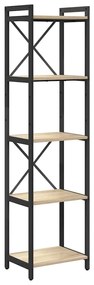 vidaXL Βιβλιοθήκη Sonoma Δρυς 40 x 30 x 153 εκ Επεξεργασμένο ξύλο