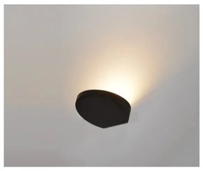 Απλίκα Φωτιστικό Τοίχου LED 6W Αλουμίνιο Luma Lighting 123-01450-17-black Μαύρο