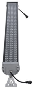 GloboStar® WASHER-GAIA 90218 Μπάρα Φωτισμού Wall Washer LED 216W 18360lm 10° DC 24V Αδιάβροχο IP67 L100 x W10.2 x H9.5cm RGBW DMX512 - Ασημί - 3 Years Warranty