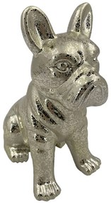 Διακοσμητικό Σκυλί Pug 24-15-50074 22x12,5x29,5cm Light Gold Marhome Κεραμικό