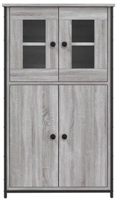 ΝΤΟΥΛΑΠΙ ΓΚΡΙ SONOMA 62X32X106,5 ΕΚ. ΑΠΟ ΕΠΕΞΕΡΓΑΣΜΕΝΟ ΞΥΛΟ 834208