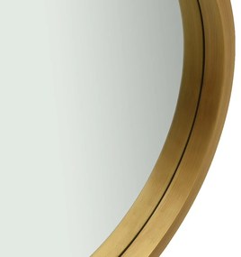 vidaXL Καθρέφτης Τοίχου με Λουρί Χρυσός 50 εκ.