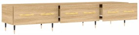 vidaXL Έπιπλο Τηλεόρασης Sonoma Δρυς 150x36x30 εκ. Επεξεργασμένο Ξύλο