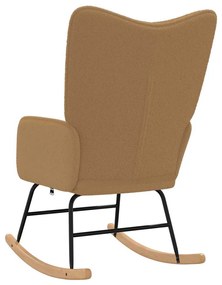 vidaXL Χαλαρωτική Πολυθρόνα Μπεζ 61 x 78 x 98 εκ. ύφασμα