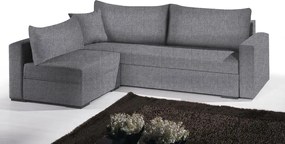 Γωνιακός καναπές Kleio-215φ 160β-Γκρι