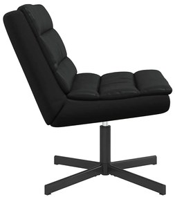 vidaXL Περιστρεφόμενη καρέκλα Μαύρο 63 x 75 x 76 εκ Λαμπερό PU