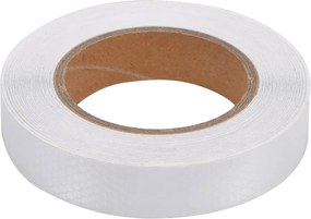 vidaXL Ταινία Ανακλαστική Λευκή 2,5 εκ. x 20 μ. από PVC