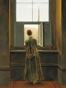 Αναπαραγωγή The Woman at The Window, Caspar David Friedrich