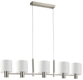 Φωτιστικό Οροφής Πολύφωτο Homelighting 77-8290 Nickel/White