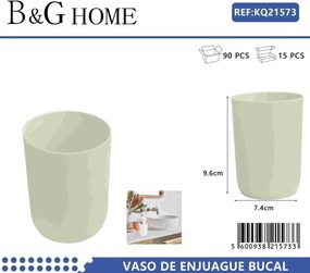 Θήκες οδοντόβουρτσας πλαστικές σε σετ 5Χ - Beige - 21573