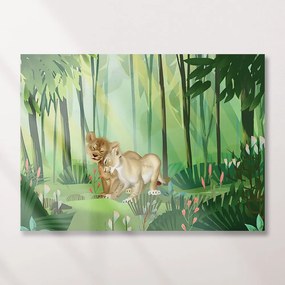 Παιδικός πίνακας σε καμβά Τιγράκια KNV0552 80cm x 120cm