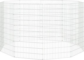 vidaXL Περίφραξη Ζώων Ελεύθερης Βοσκής 10 Πάνελ 54x100εκ. Γαλβ. Σίδερο