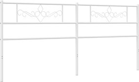 vidaXL Ανταλλακτικό κεφαλάρι Λευκό 193 εκ. Μεταλλικό