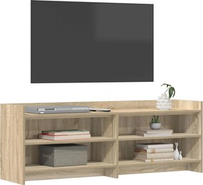 vidaXL Ντουλάπι TV 135 x 33 x 47 εκ. Sonoma Δρυς Επεξεργασμένο Ξύλο