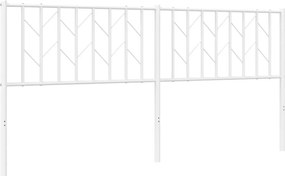 vidaXL Ανταλλακτικό κεφαλάρι Λευκό 180 εκ. Μεταλλικό