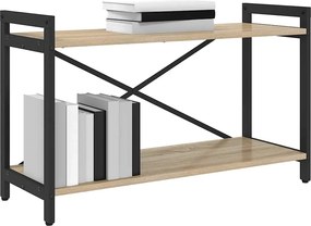 vidaXL Ράφι Βιβλίων Δρύς Sonoma 80 x 30 x 50 εκ Επεξεργασμένο ξύλο
