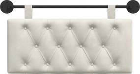 vidaXL Κρεμαστό Κεφαλάρι Κρεμ Βελούδο