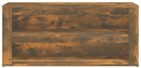 vidaXL Παπουτσοθήκη Καπνιστή Δρυς 100x35x45 εκ. Επεξεργασμένο Ξύλο