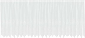 vidaXL Κουρτίνα Δαντέλας Λευκό 160 x 600 cm Πολυεστέρας