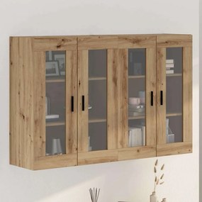 vidaXL Ντουλάπια Τοίχου 2 Τεμάχια Artisan Δρυς 69.5 x 34 x 90 cm, Τεχνητό Ξύλο