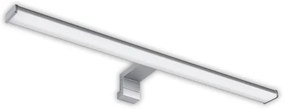 Απλίκα Φωτιστικό Τοίχου Μπάνιου LED 15W IP44 4000K 80x12 Lumen-3-801516-Ασημί 3-801516