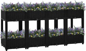 vidaXL Ζαρντινιέρα 160 x 40 x 71 εκ. από Πολυπροπυλένιο