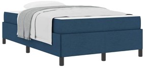 vidaXL Κρεβάτι με ελατήρια Μπλε και Μαύρο 120 x 190 cm