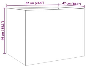 ΖΑΡΝΤΙΝΙΕΡΑ ΑΣΗΜΙ 62X47X46 ΕΚ. ΑΠΟ ΑΝΟΞΕΙΔΩΤΟ ΑΤΣΑΛΙ 841605