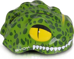 Παιδικό Κράνος Με Led (48-54cm) Byox Y27 Dino Dark Green