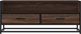 vidaXL Ντουλάπι τηλεόρασης καφέ δρυς 100x34,5x40 cm