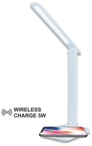 Adeleq Φωτιστικό Γραφείου - Πορτατίφ LED 6W 230V/5VDC CCT 3000K-4000K-5000K Λευκό 0-310