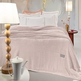Κουβέρτα Cheval Pudra Guy Laroche Υπέρδιπλo 220x240cm Πολυέστερ