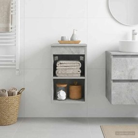 vidaXL Ντουλάπι Μπάνιου Γκρι Σκυροδέματος 30 x 41 x 50 εκ.
