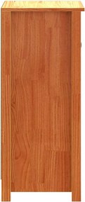 vidaXL Πλαϊνό γραφείο Κερωτό καφέ 39 x 34,5 x 80 εκ