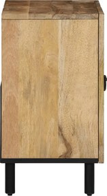 vidaXL Ντουλάπι Μπάνιου 62 x 33 x 58 εκ. από Μασίφ Ξύλο Μάνγκο