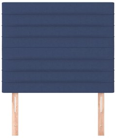 vidaXL Κεφαλάρι Μπλε 100x5x118/128 εκ. Ύφασμα