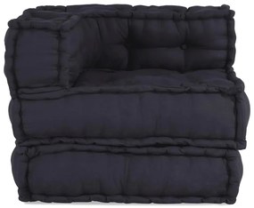 vidaXL Modular Pouffe Anthracite 70x70x54 ύφασμα