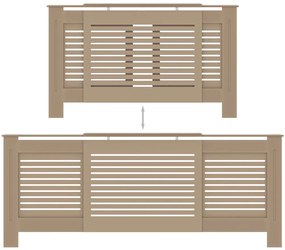 vidaXL Κάλυμμα Καλοριφέρ 205 εκ. από MDF