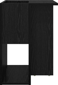 vidaXL End Table Μαύρη Οξυά 35 x 40 x 55 εκ. Επεξεργασμένο ξύλο