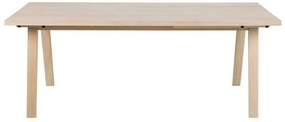 Τραπέζι Oakland C103, Ελαφριά δρυς, 75x95x200cm, 61 kg, Πλαστικοποιημένη μοριοσανίδα, Φυσικό ξύλο καπλαμά, Πλαστικοποιημένη μοριοσανίδα, Ξύλο