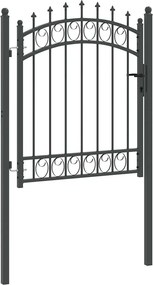 vidaXL Πύλη Φράχτη με Ακίδες EMMEN 125 x 100 εκ