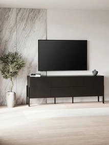 Έπιπλο τηλεόρασης Plum 2D2D-Μαύρο