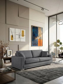 Καναπές Matrix Τριθέσιος-210φ 90β εκ.-Γκρι